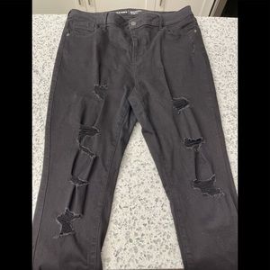 Old navy rockstar ripped jeans